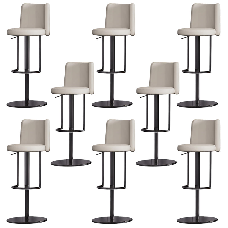Industrial Adjustable Bar Stool Low Back Counter Bar Stool for Kitchen