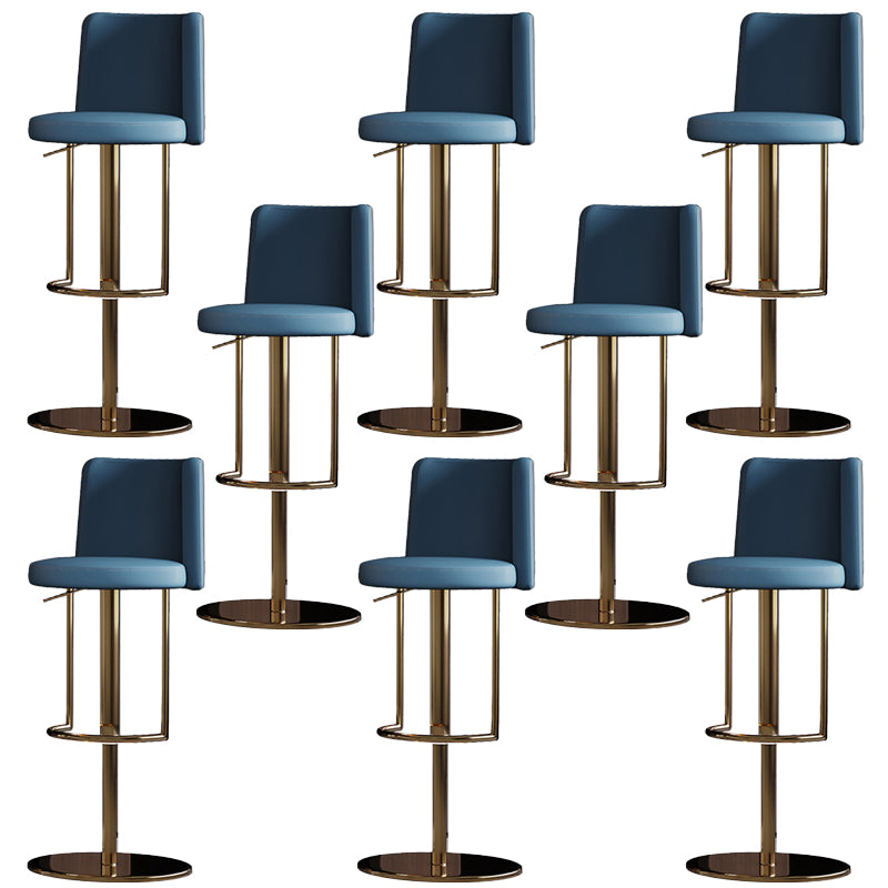 Industrial Adjustable Bar Stool Low Back Counter Bar Stool for Kitchen
