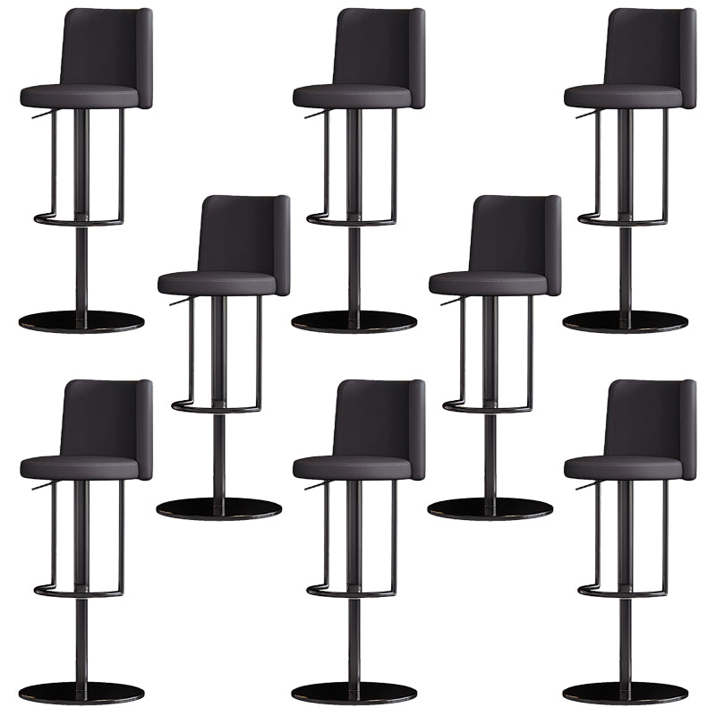 Industrial Adjustable Bar Stool Low Back Counter Bar Stool for Kitchen