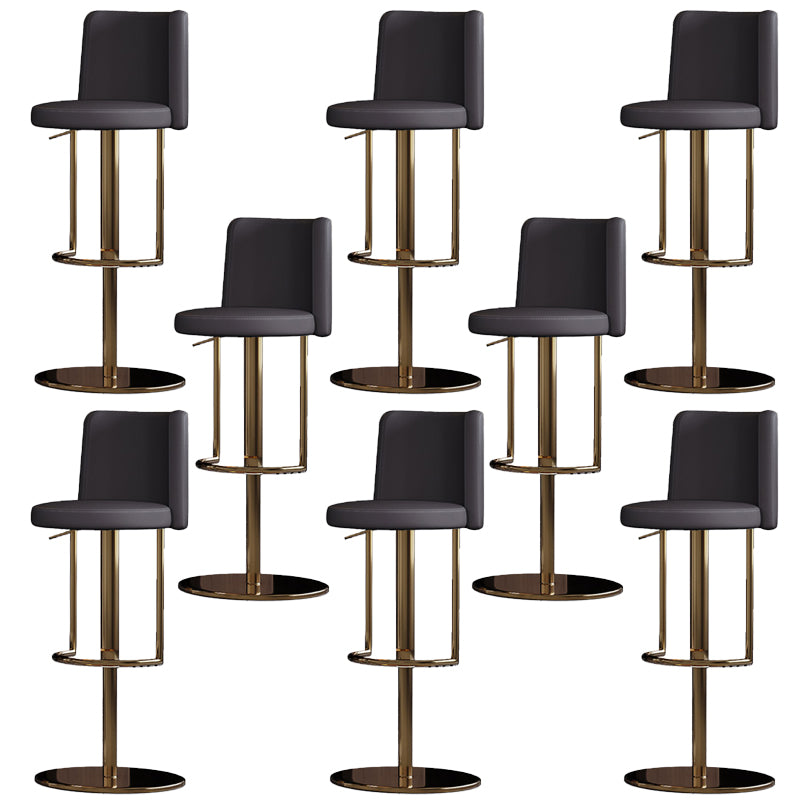 Industrial Adjustable Bar Stool Low Back Counter Bar Stool for Kitchen