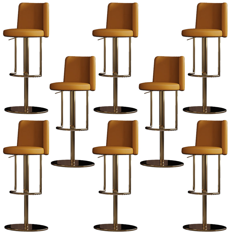 Industrial Adjustable Bar Stool Low Back Counter Bar Stool for Kitchen