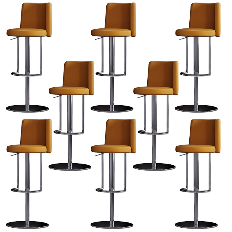 Industrial Adjustable Bar Stool Low Back Counter Bar Stool for Kitchen