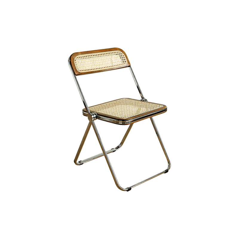 Industrial Side Chair Metal Folding Indoor Dining Chair for Home