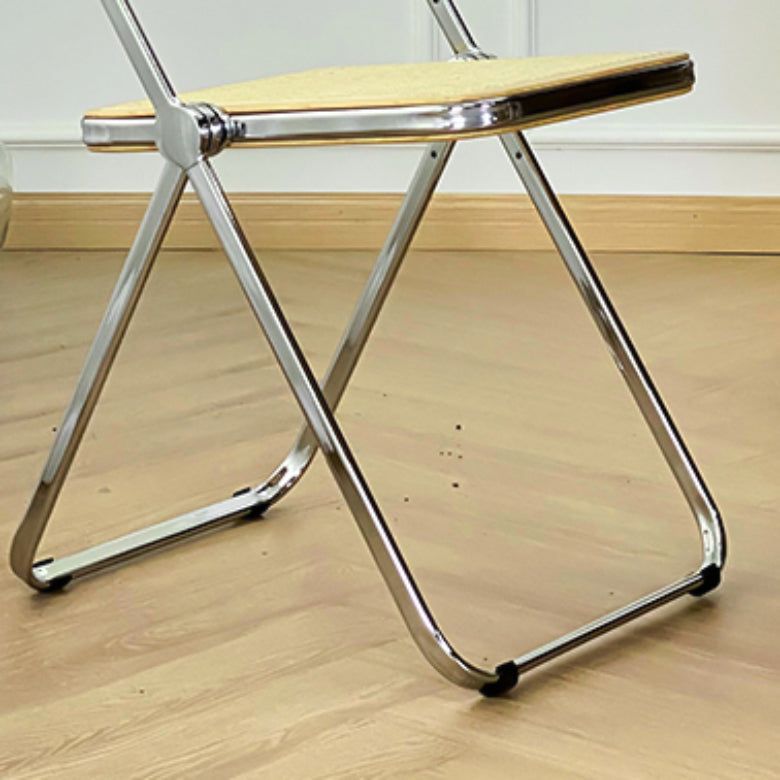 Industrial Side Chair Metal Folding Indoor Dining Chair for Home
