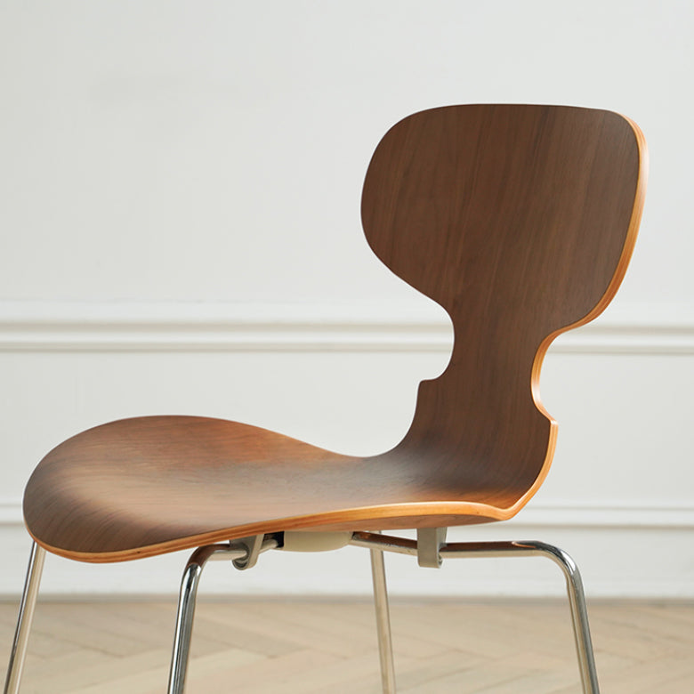 Industrial Style Side Chair Wooden Indoor Dining Chair for Home