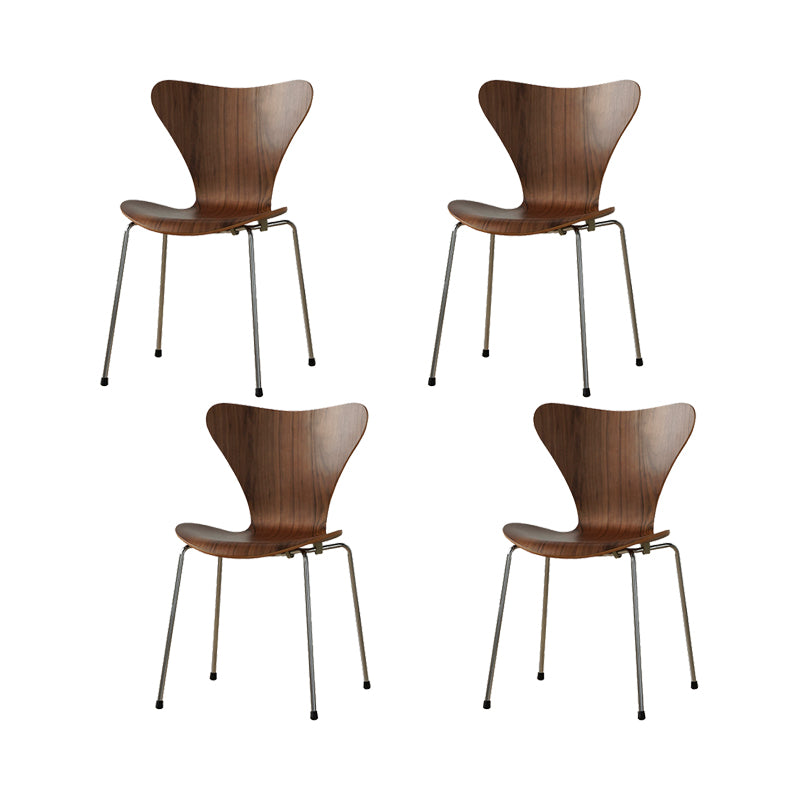 Industrial Style Side Chair Wooden Indoor Dining Chair for Home