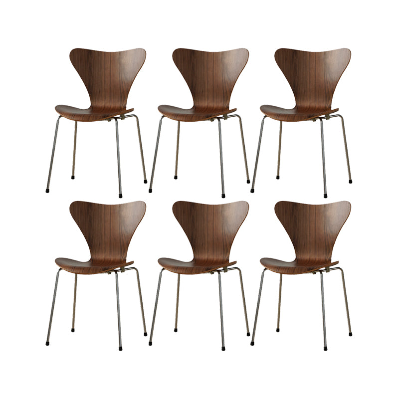 Industrial Style Side Chair Wooden Indoor Dining Chair for Home