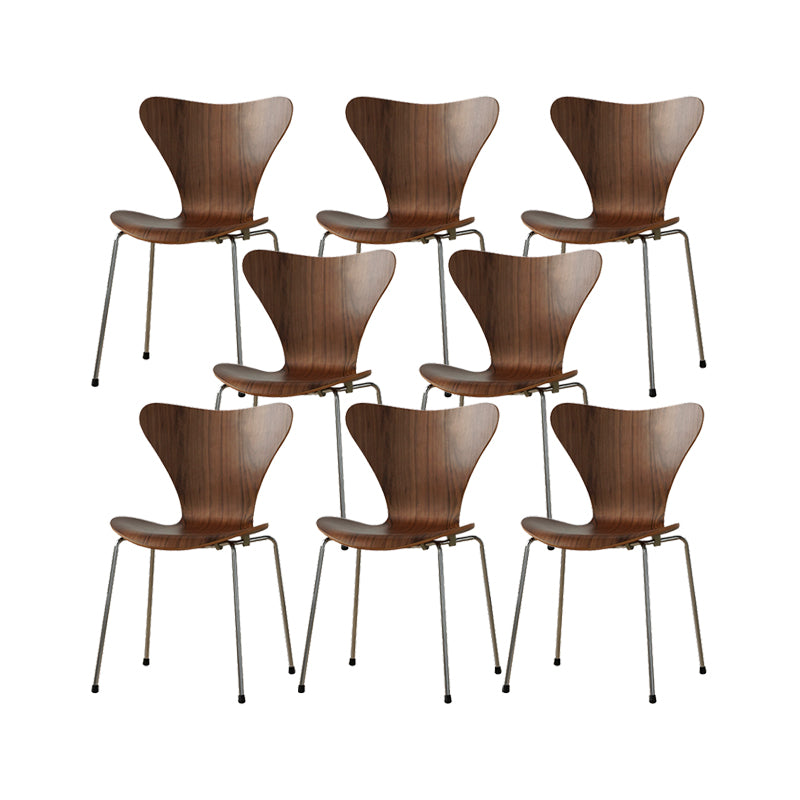 Industrial Style Side Chair Wooden Indoor Dining Chair for Home
