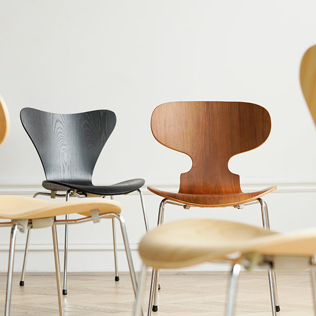 Industrial Style Side Chair Wooden Indoor Dining Chair for Home