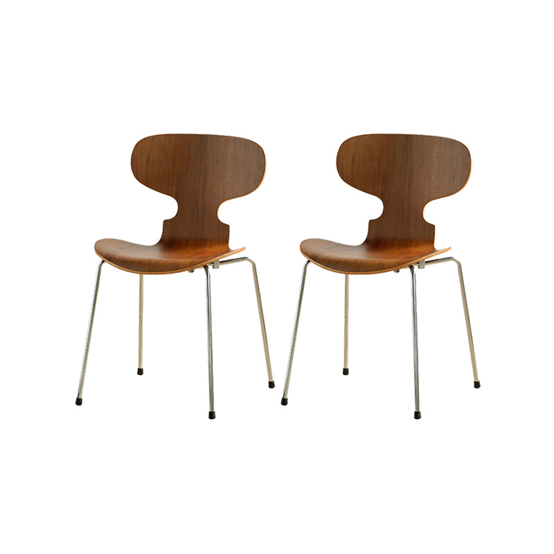 Industrial Style Side Chair Wooden Indoor Dining Chair for Home