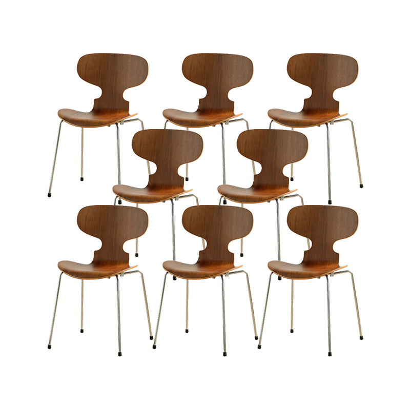 Industrial Style Side Chair Wooden Indoor Dining Chair for Home