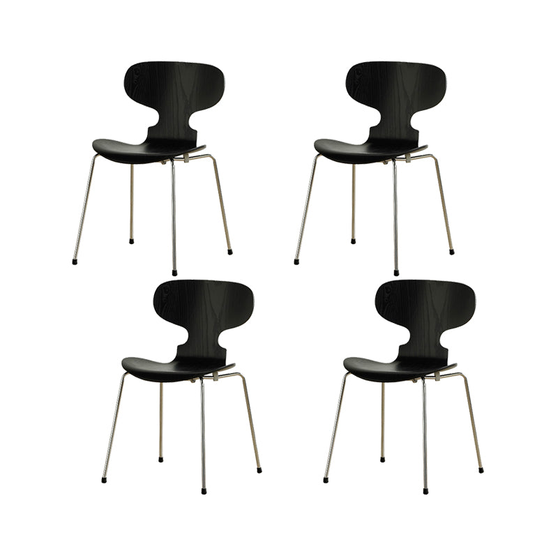 Industrial Style Side Chair Wooden Indoor Dining Chair for Home