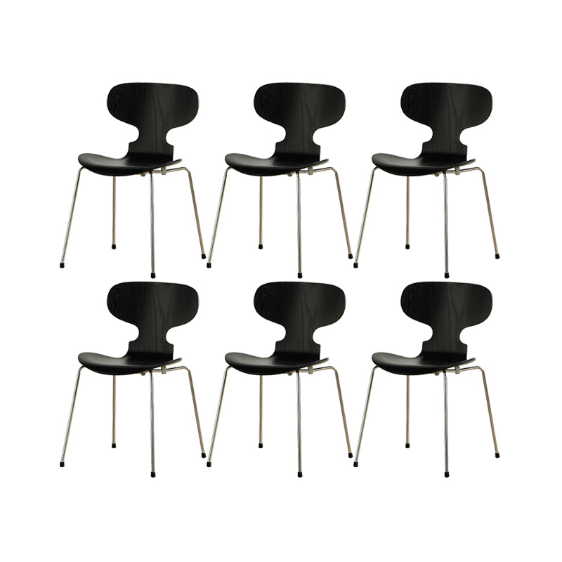 Industrial Style Side Chair Wooden Indoor Dining Chair for Home