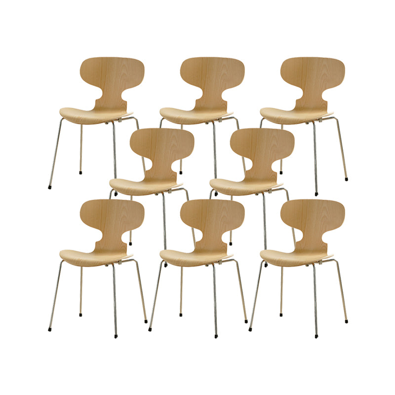 Industrial Style Side Chair Wooden Indoor Dining Chair for Home