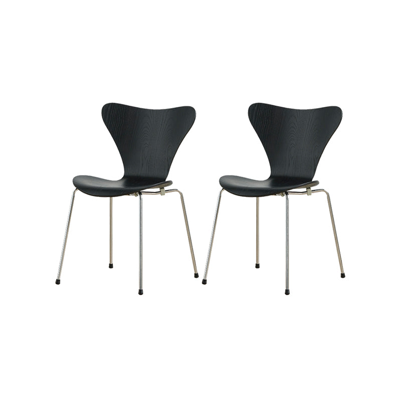 Industrial Style Side Chair Wooden Indoor Dining Chair for Home