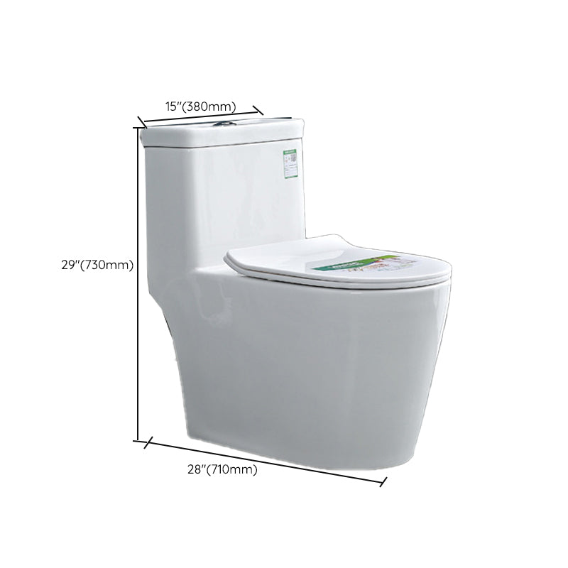 Contemporary 1 Piece Flush Toilet Floor Mounted Urine Toilet (Spray Gun not Included)