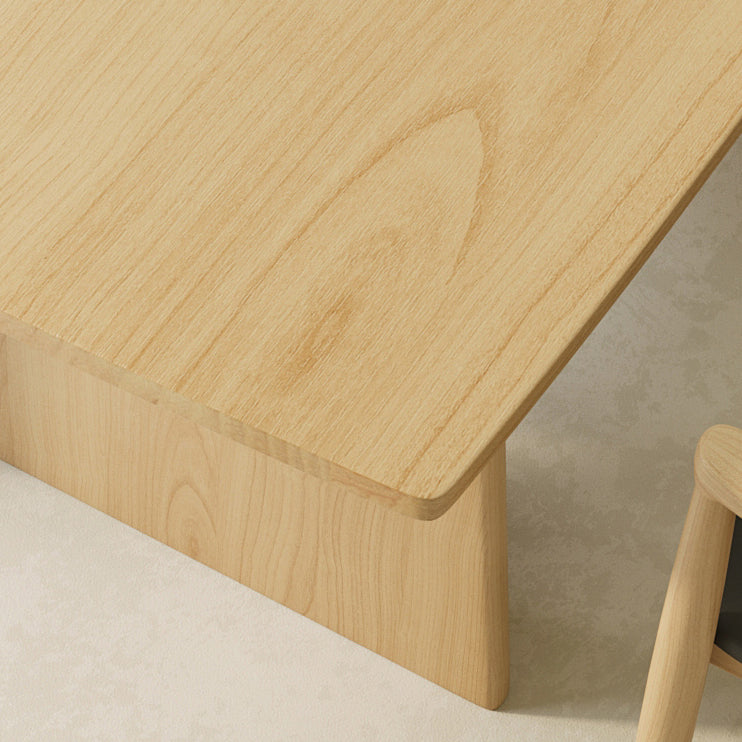 Modern Rectangle Wood Dining Table 1/5 Pieces Dining Set for Dining Room