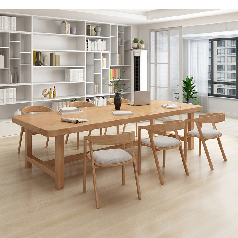 Modern Rectangle Dining Table 1/5/6/7 Pieces Dining Set for Dining Room