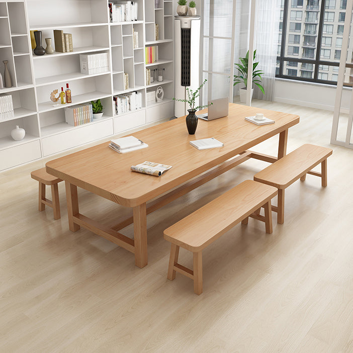 Modern Rectangle Dining Table 1/5/6/7 Pieces Dining Set for Dining Room