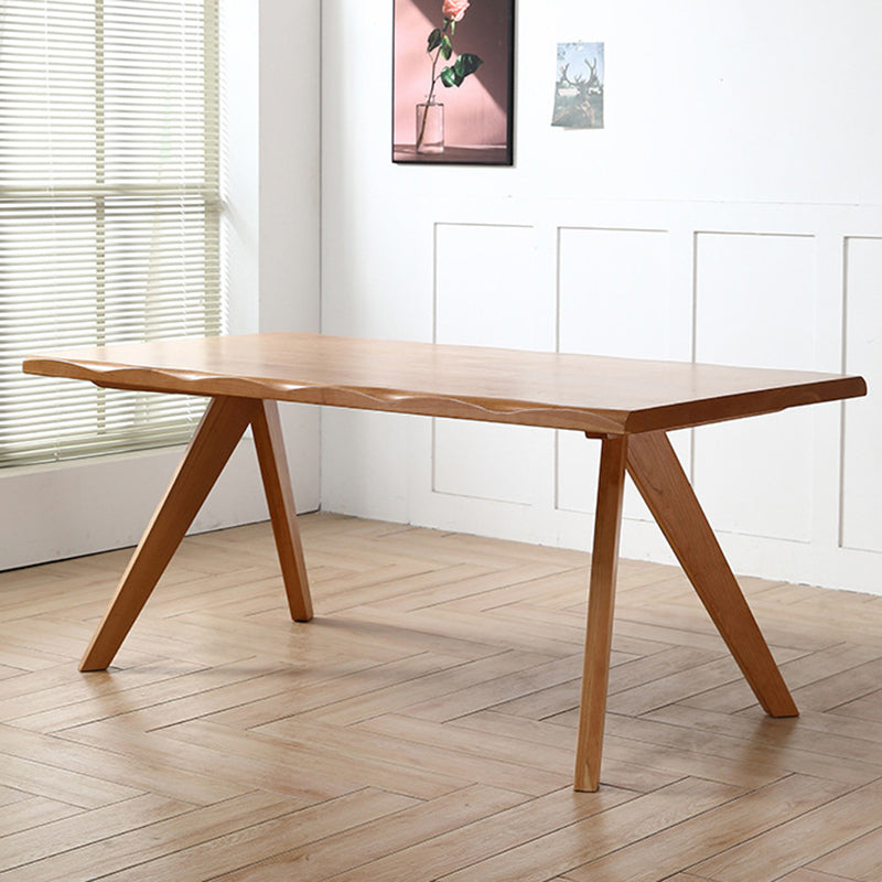 Dining Room Dinner Kitchen Table Solid Wood Rectangle Dining Table