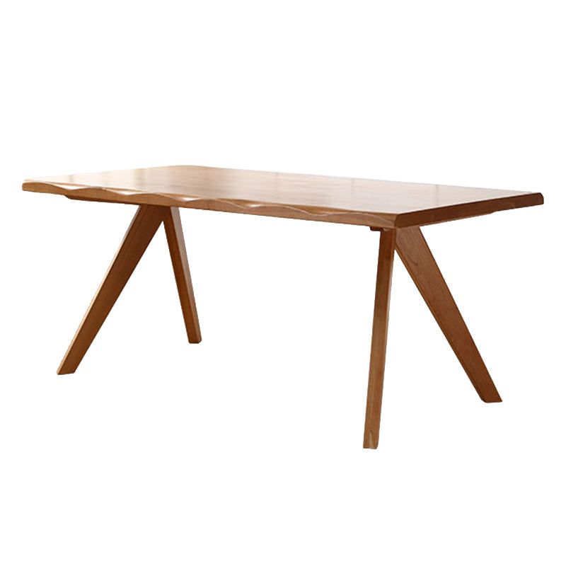Dining Room Dinner Kitchen Table Solid Wood Rectangle Dining Table