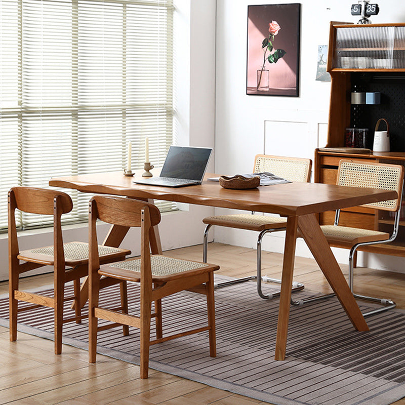 Dining Room Dinner Kitchen Table Solid Wood Rectangle Dining Table