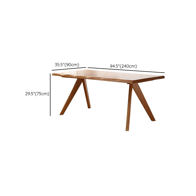 Dining Room Dinner Kitchen Table Solid Wood Rectangle Dining Table