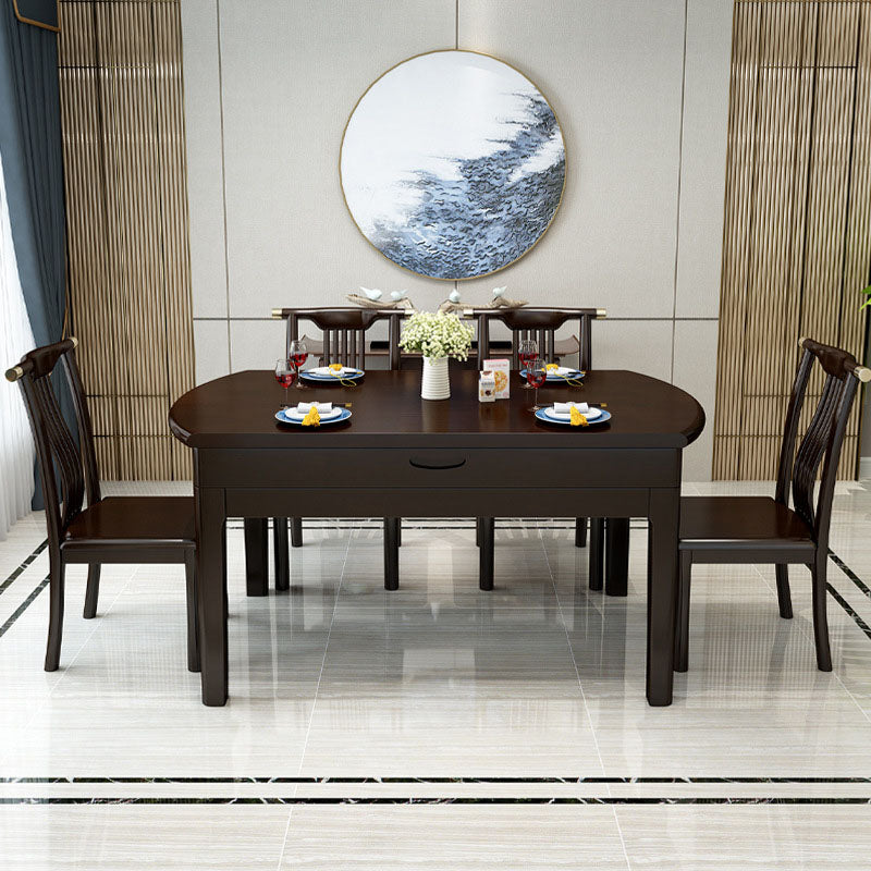 4 Legs Dining Furniture Extendable Dining Table for Dining Room