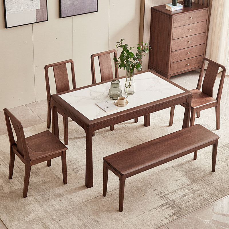 Sintered Stone Top Table Rectangle Dining Table for Dining Room