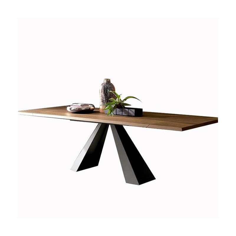 Kitchen Rectangle Dinner Table Dining Room Black Frame Dining Table
