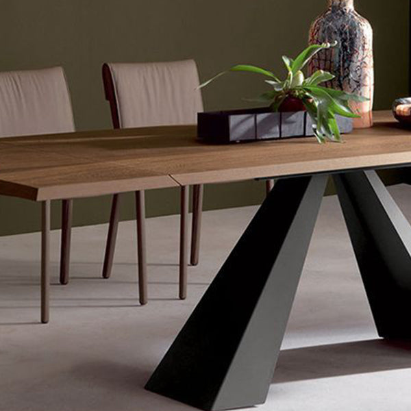 Kitchen Rectangle Dinner Table Dining Room Black Frame Dining Table
