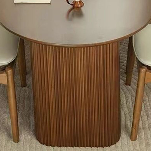 Kitchen Oval Dinner Table Dining Room Solid Wood Dining Table