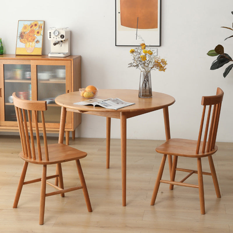 Dinner Kitchen Table Dining Room Round Solid Wood Dining Table