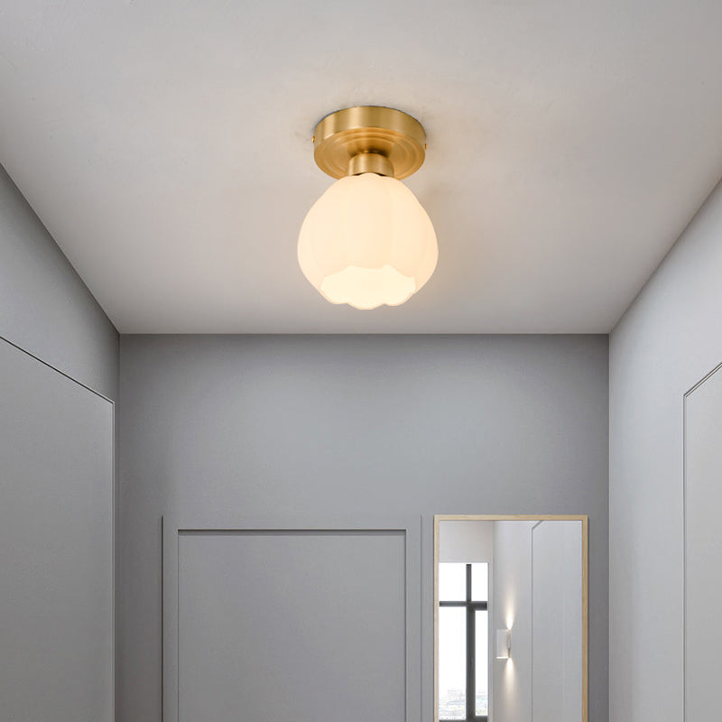 Modern Simple Metal Ceiling Light Ball Shape Ceiling Lamp for Living Room
