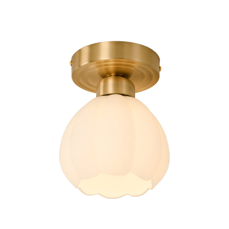 Modern Simple Metal Ceiling Light Ball Shape Ceiling Lamp for Living Room