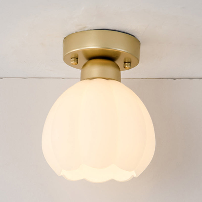 Modern Simple Metal Ceiling Light Ball Shape Ceiling Lamp for Living Room