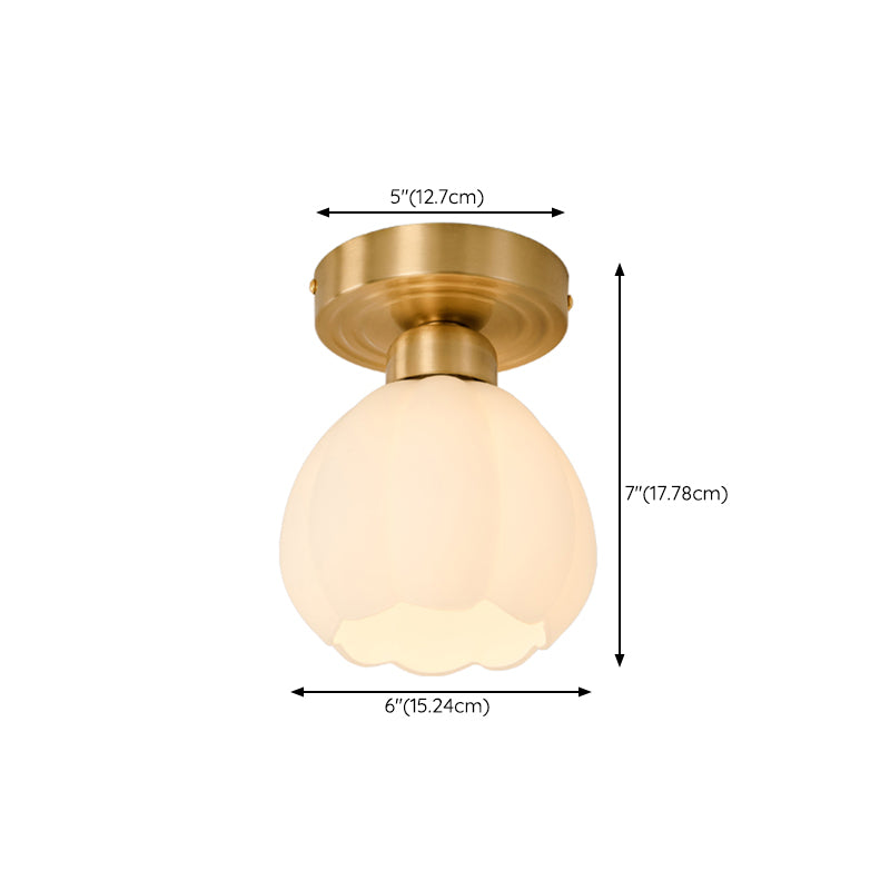 Modern Simple Metal Ceiling Light Ball Shape Ceiling Lamp for Living Room