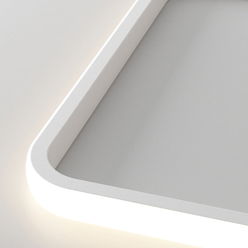 Modern Ceiling Lighting Metal and Acrylic Flush Mount Fixture for Bedroom