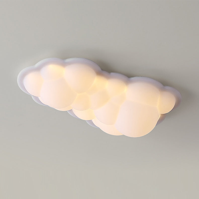 Modernism Flush Mount White LED Ceiling Light Fixture for Bedroom