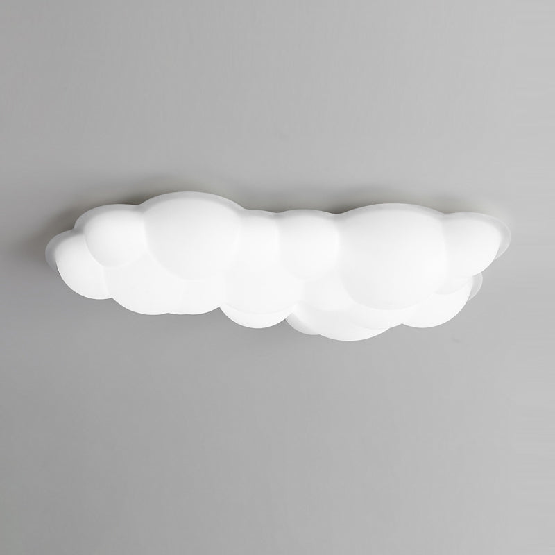 Modernism Flush Mount White LED Ceiling Light Fixture for Bedroom