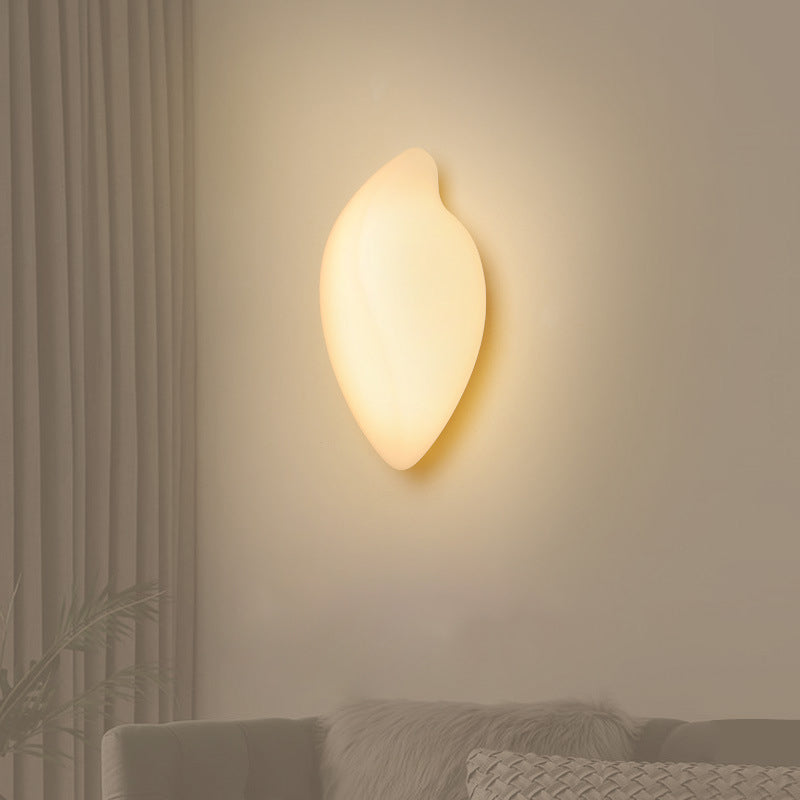 Single Modernism White Wall Mounted Sconce Acrylic Wall Light for Bedroom