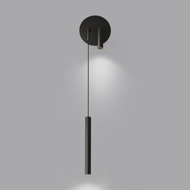 2-Light Modernism Black Wall Mounted Sconce Linear Wall Light for Foyer