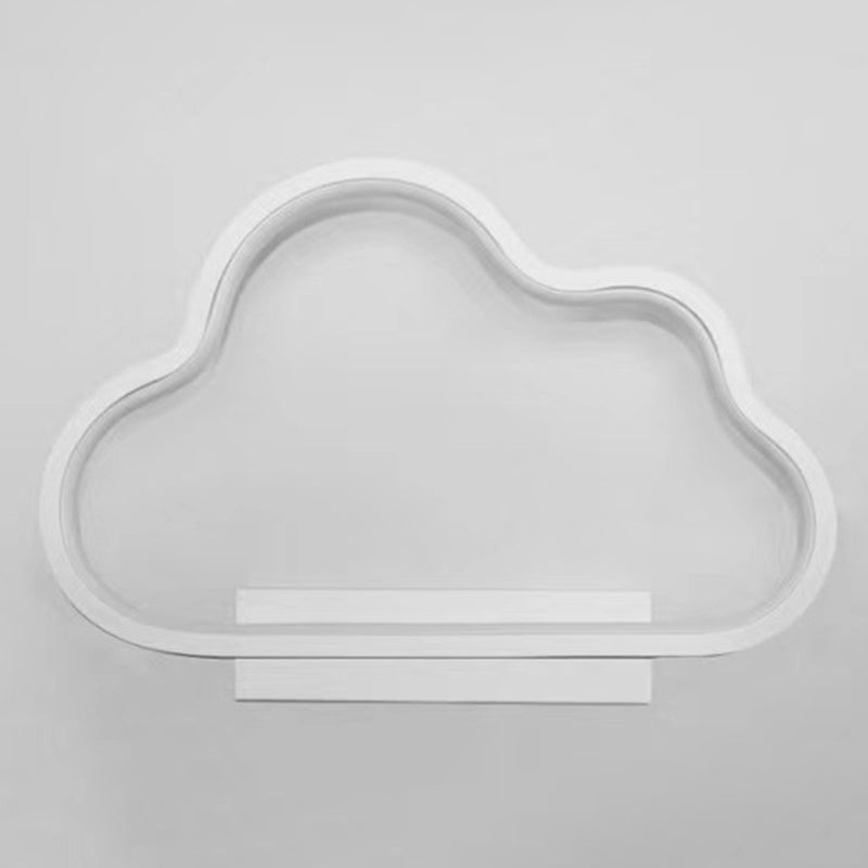 Single Contemporary Black/White Wall Mounted Sconce Metal Wall Light