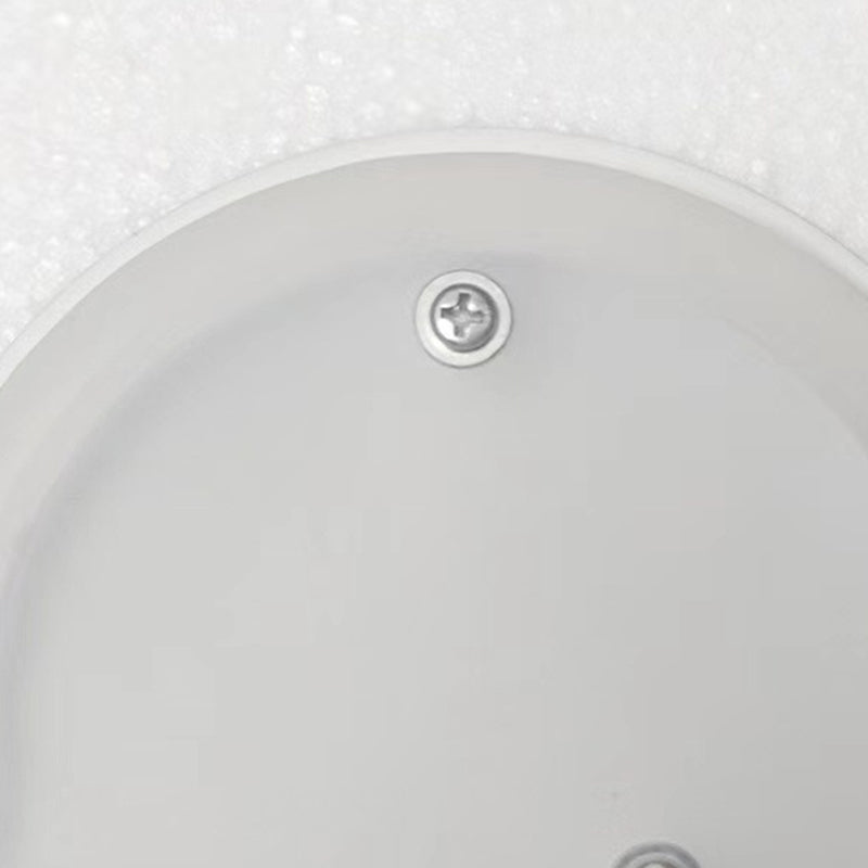 Single Contemporary Black/White Wall Mounted Sconce Metal Wall Light