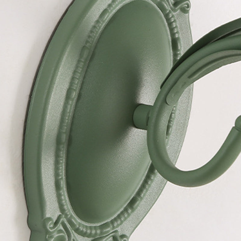 Flower Shape Glass Wall Lighting Modern Style 1 Light Wall Mounted Light in Green