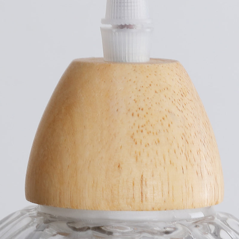 Modern Simple Wall Light Wooden Dome Shape Wall Lamp for Living Room