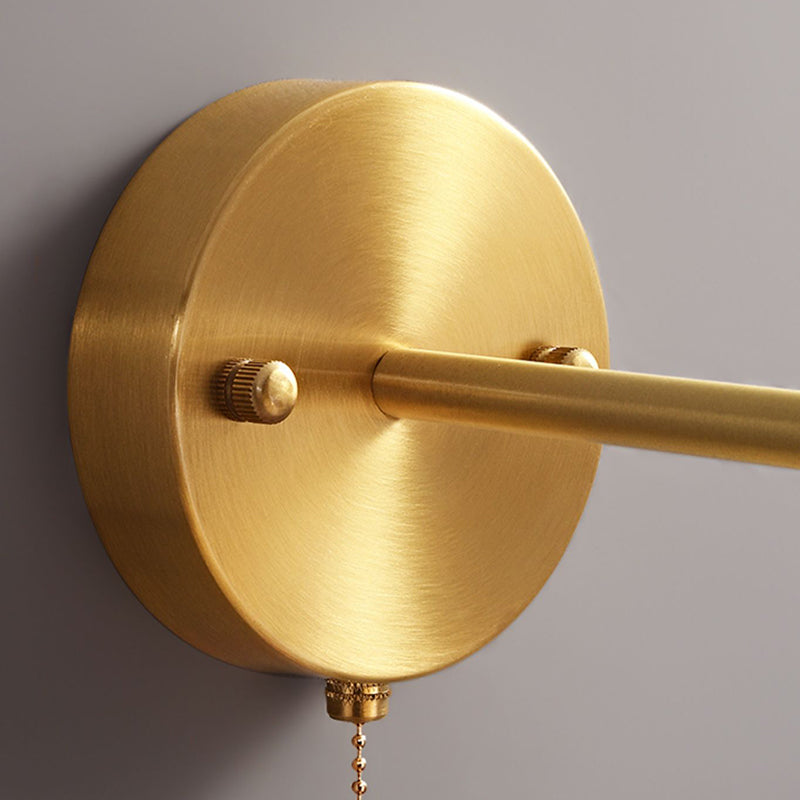 Nordic Style Wall Light Geometry Shape Wall Lamp with Ceramics Shade for Bedroom