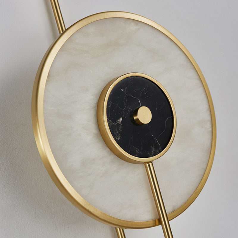 Contemporary Wall Light Golden Metal Lighting for Living Room