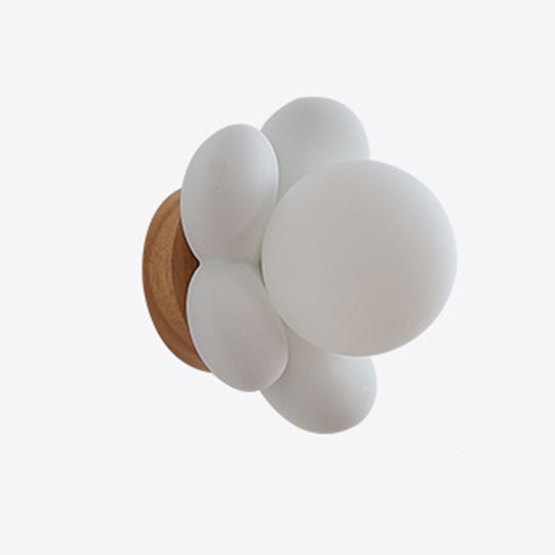 White/Pink Flush Mount Lighting Modernism Wall Light for Bedroom