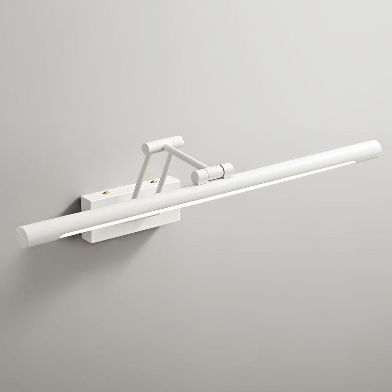 Single Modernism White Bathroom Vanity Light LED Bath Bar for Bedroom
